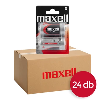 Maxell cink D elem R20 24 db-os csomag
