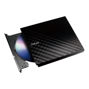 Asus SDRW-08D2S-U LITE külső DVD író USB 2.0 csatlakozással - fekete (90-DQ0435-UA221KZ) Asus SDRW-08D2S-U LITE külső DVD író USB 2.0 csatlakozással - fekete (90-DQ0435-UA221KZ)