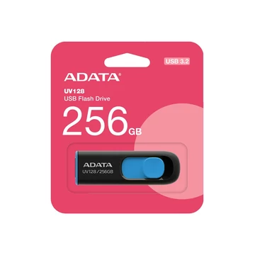 ADATA UV128 pendrive 256GB USB 3.2 - fekete-kék