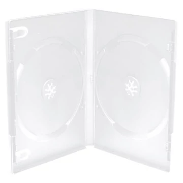 MediaRange dupla DVD tok 14 mm - átlátszó