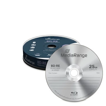 Mediarange BD-RE 2X 25 GB  Újraírható Blu-Ray Lemez - Cake (10)