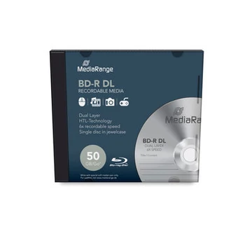 MediaRange BD-R DL 6X 50 GB Blu-Ray lemez normál tokban (1)