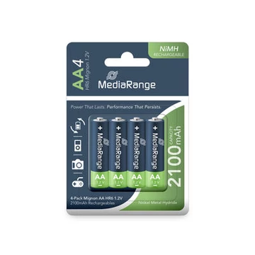 MediaRange AA HR6 tölthető elem 2100mAh - 4 db