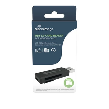 MEDIARANGE SD és MICRO SD KÁRTYAOLVASÓ USB 3.0