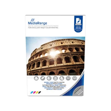 Mediarange MRINK111- Paper A4 Ink Dual-Matt 140 g,(100) Mediarange MRINK111- Paper A4 Ink Dual-Matt 140 g,(100)