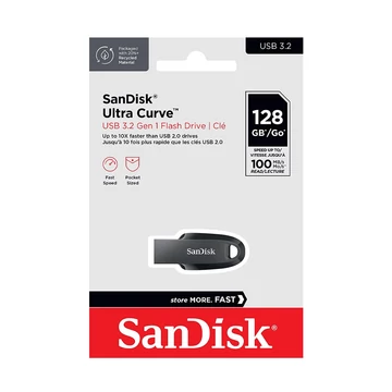 SanDisk Ultra Curve pendrive 128GB USB 3.2 Gen1 - fekete