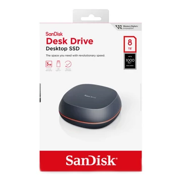 SanDisk Desk Drive külső SSD 8TB USB-C 3.2 gen 2 (1000/900 MB/s) SanDisk Desk Drive külső SSD 8TB USB-C 3.2 gen 2 (1000/900 MB/s)