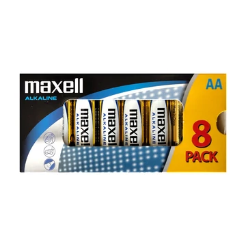 Maxell Alkáli AA ceruzaelem LR6 1,5V - 8 db