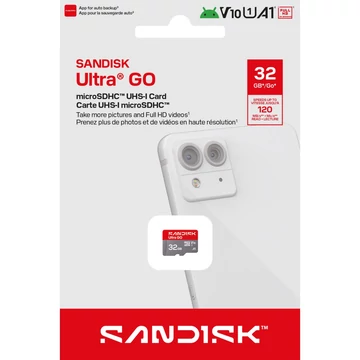 SanDisk Ultra GO microSDHC 32GB C10 UHS-I V10 U1 A1 120 MB/s