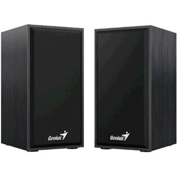 Genius SP-HF180 2.0 hangfal 6W 3,5mm Jack fából - fekete Genius SP-HF180 2.0 hangfal 6W 3,5mm Jack fából - fekete