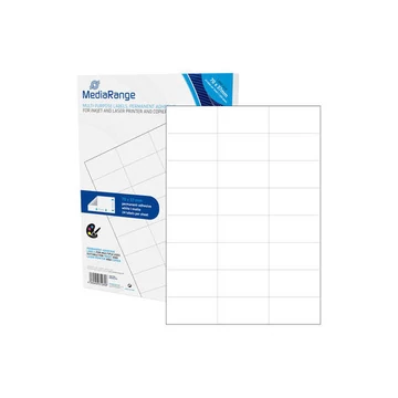 MediaRange öntapadós címke 70x37mm - fehér (1200 címke) MediaRange öntapadós címke 70x37mm - fehér (1200 címke)