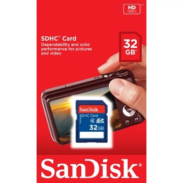 SanDisk 32GB SDHC Memóriakártya Class 4 (SDSDB-032G-B35)