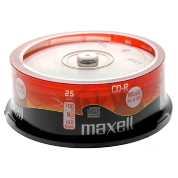 Maxell CD-R 52X Audio lemez 700 MB 80 perc - Cake (25)
