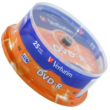 Verbatim DVD-R 16X lemez 4,7 GB - Cake (25) Verbatim DVD-R 16X lemez 4,7 GB - Cake (25)