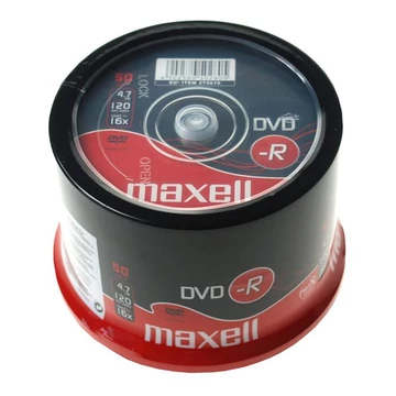 Maxell DVD-R 16X lemez 4,7 GB - 50 db cake