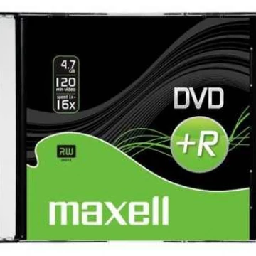 Maxell DVD+R 16X egyszer írható lemez 4,7 GB - slim tokban (1)