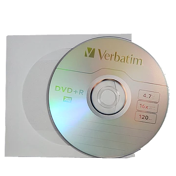 Verbatim DVD+R 16X lemez 4,7 GB - papírtokban (10)