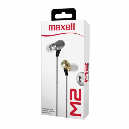 Maxell EB-PRO M2 Dual Dynamic Drivers fülhallgató + mikrofon