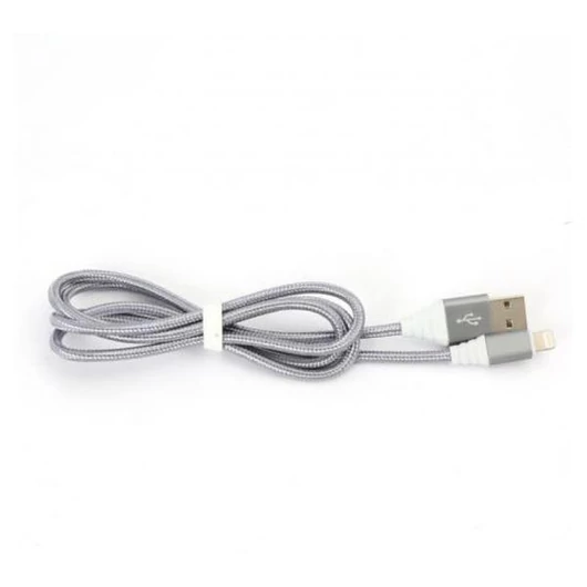 Omega USB kábel Lightning 1,5A, 2m, szürke