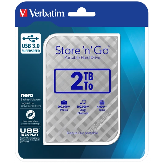 Verbatim 2TB HDD 2,5