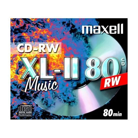 Maxell CD-RW Audio lemez 700 MB 80 perc normál tokban (1)