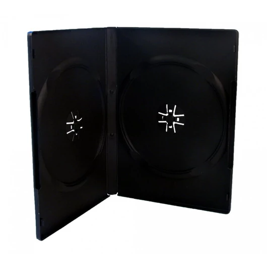 Amaray dupla DVD tok 14 mm - fekete
