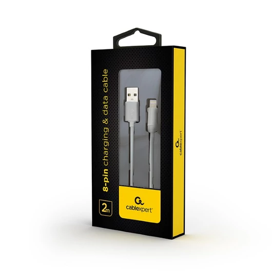 Gembird Lightning - USB 2.0 kábel 2m - fehér