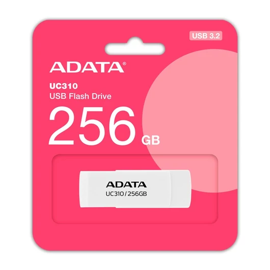 ADATA UC310 pendrive 256GB USB 3.2 Gen1 - fehér