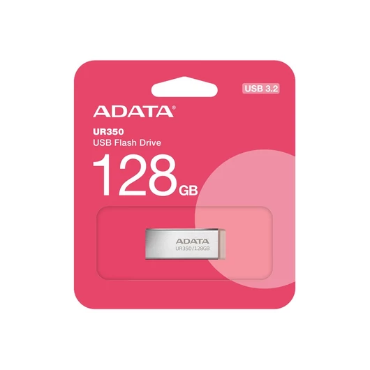 Adata UR350 128GB pendrive, USB 3.2 Gen1, fém/barna