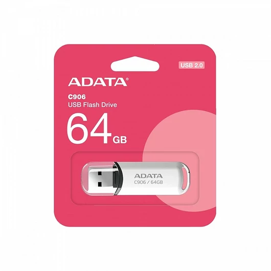 ADATA C906 pendrive 64GB USB 2.0 - fehér
