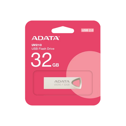 Adata UV210 32GB Pendrive USB 2.0 - Ezüst (AUV210-32G-RGD) - AUV210_32G_RGD