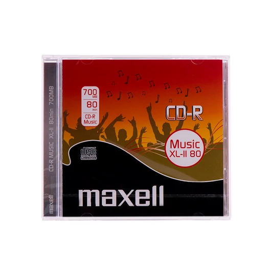 Maxell CD-R 52X Audio lemez 700 MB - normál tokban (1)