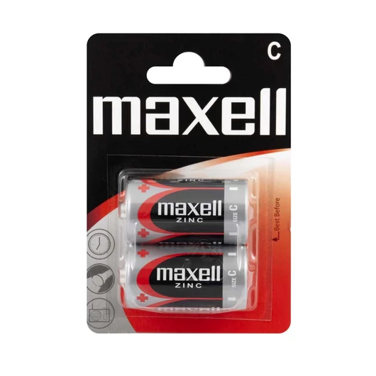 Maxell Cink C elem R14 2 darabos kiszerelésben