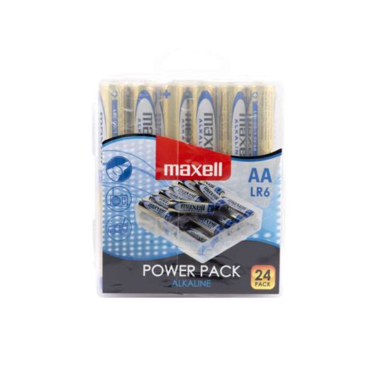 Maxell Alkáli AA Power Pack Elem LR06 [24 Shrink]