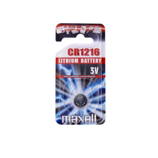 Maxell CR1216 lítium gombelem 3V - 1 db