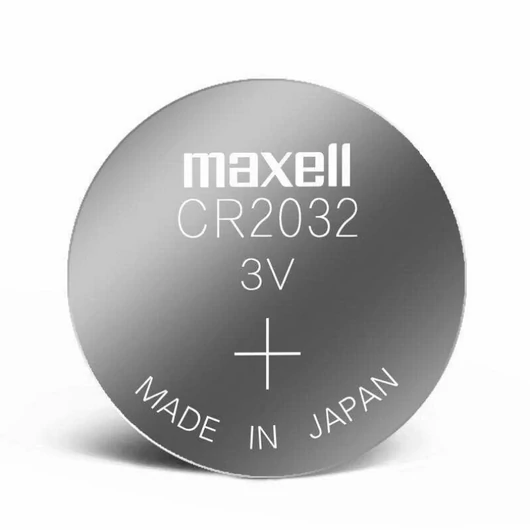 Maxell CR2032 lítium gombelem 3V 78mAh - ezüst