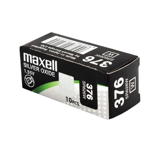 Maxell SR626W (376) ezüst-oxid gombelem 1,55V 29mAh