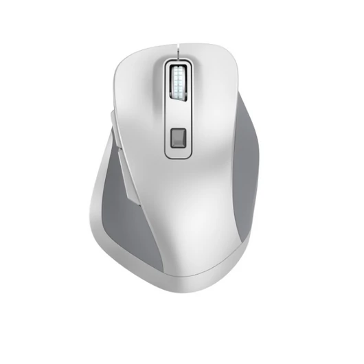 Omega vezeték nélküli újratölthető egér gyöngyfehér  USB-C 800-1200-1600-2400 DPI