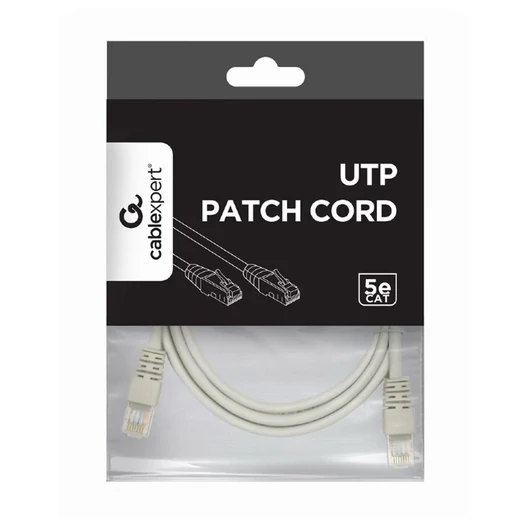 Gembird UTP patch kábel Cat5E 1m - fehér