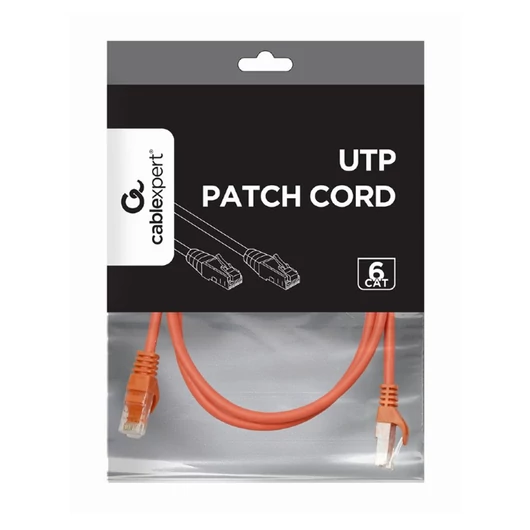 Gembird UTP patch kábel CAT6 RJ45 1m - piros