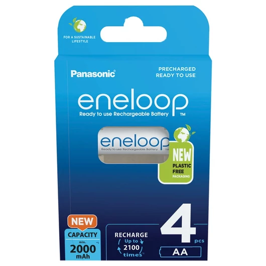 Panasonic Eneloop AA R6 Ni-Mh akkumulátor 2000 mAh (4) Blister