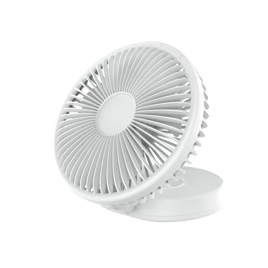 Platinet tölthető asztali ventilátor 2400mAh akkumulátorral 10W - fehér