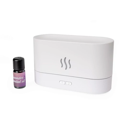 PLATINET Párásító, aromadiffúzor 4,5W 180ml fehér + 10 ml levendula illóolaj