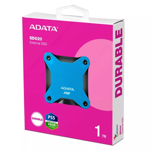 ADATA SD620 Külső SSD 1TB USB 3.1 Kék (520/460 MB/s)