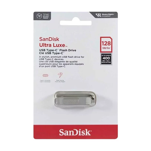 SanDisk Ultra Luxe USB pendrive 128GB USB Type-C USB 3.2 gen 1 - ezüst