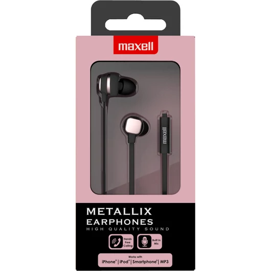 Maxell METALLIX Fülhallgató, Pink