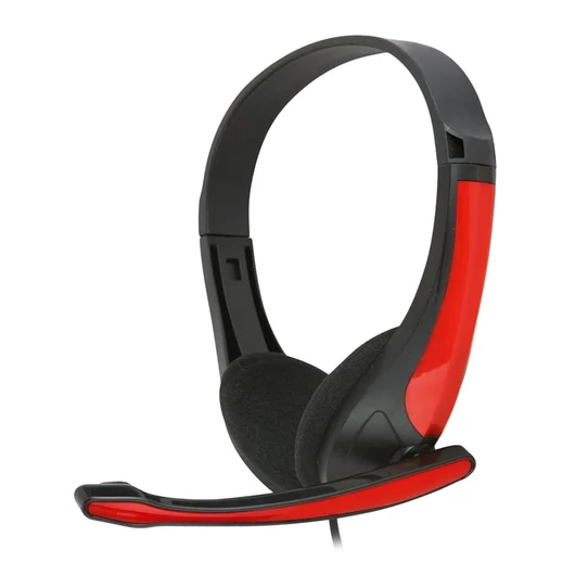 Freestyle HI-FI Stereo Headset vezetékes fejhallgató beépített mikrofonnal - piros (FH4008R)