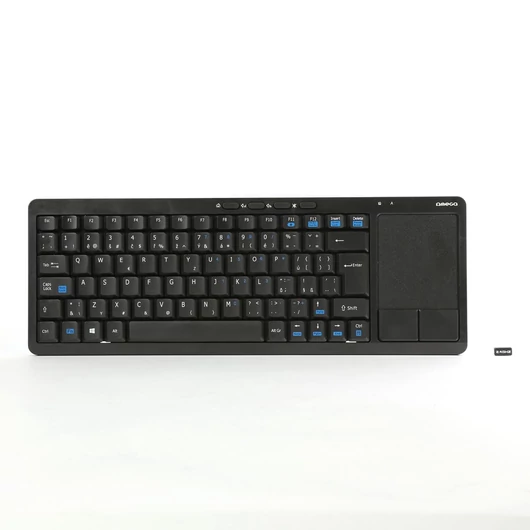 Omega Cseh Billentyűzet for SMART TV + TOUCH PAD fekete