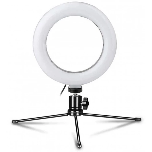LED Vlog tripod lámpa [6inch]