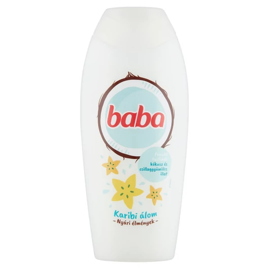 Baba kókusz és csillaggyümölcs illatú krémhabfürdő 750 ml